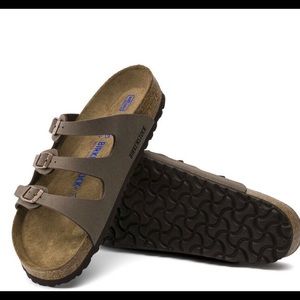 Birkenstock three strap mocha size 38